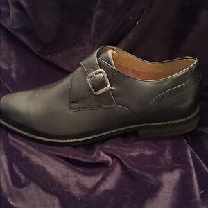 NWT  Men’s Nunn Bush Black Single Monk Strap Comfort Gel Loafers Size 9 1/2